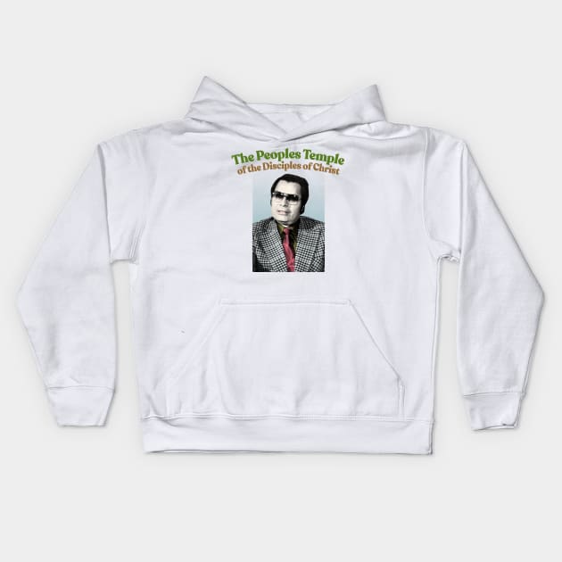 Jim Jones / Jonestown Kids Hoodie by DankFutura